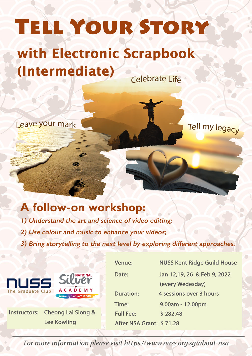 NUSS Tell Your Story with eScrapbook - Intermediate