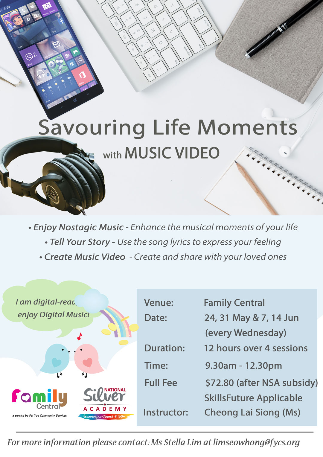 Savouring Life Moments with Music Video at Family Central