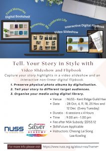 2nd Run - Tell Your Story in Style with Video Slideshow and Flipbook